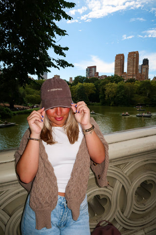 No Papparazzi Dad Cap • Brown