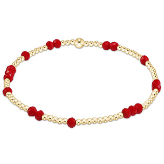 Gameday Flirty Hope Unwritten Bracelet • Red