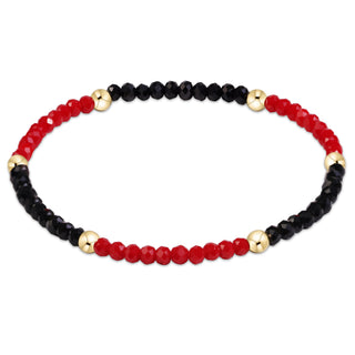 Gameday Flirty Presence Bracelet • Red & Black