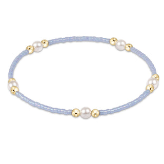 Hope Purpose Pearl Bracelet • Ocean Mist