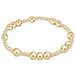Hope Unwritten 6mm Bead Bracelet • Gold