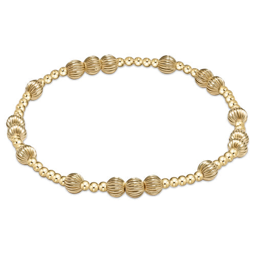 Extends Hope Unwritten Dignity 5mm Bead Bracelet- Gold