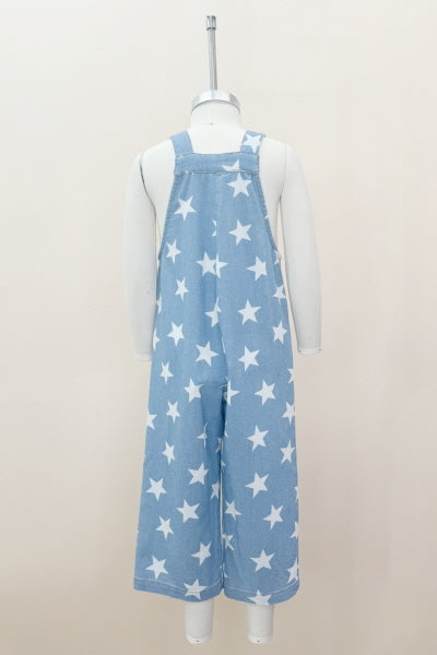 KIDS Maggie Star Jumpsuit • Lt. Denim