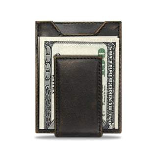 UGA Burnished Leather Front Pocket Wallet