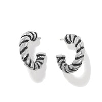 Interlok Twist Small Post Hoop Earring