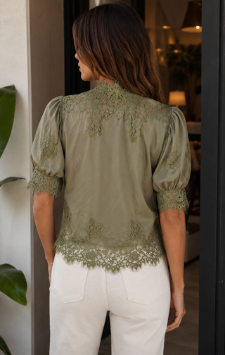 Eura Top • Tate Olive