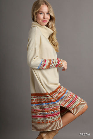 Keep It Cozy Midi Dress • Cream