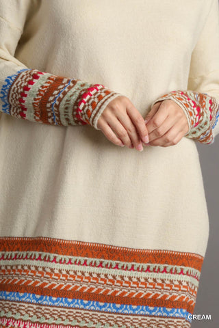 Keep It Cozy Midi Dress • Cream