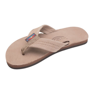 Kid's Thick Strap Sandal • Dark Brown