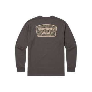 LS Branding Tee Retro Camo • Iron Gray