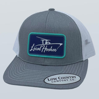 Local Hooker Trucker Snapback • Heather/White