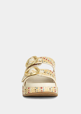 Lori Buckle Slide • Multi Woven