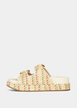 Lori Buckle Slide • Multi Woven