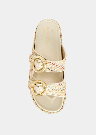 Lori Buckle Slide • Multi Woven