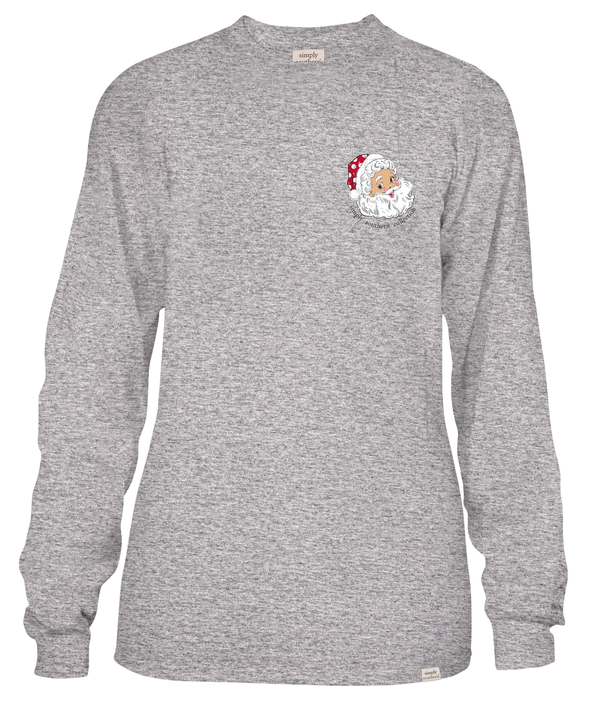 Youth • Santa Bus LS Tee • Heather Gray