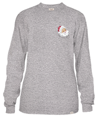 Youth • Santa Bus LS Tee • Heather Gray