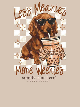 Less Meanies, More Weenies Long Sleeve Tee • Linen