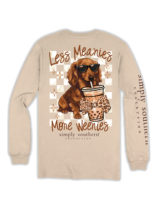 Youth Less Meanies, More Weenies LS Tee • Linen