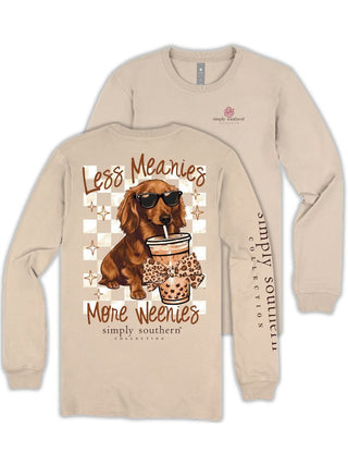 Youth Less Meanies, More Weenies LS Tee • Linen
