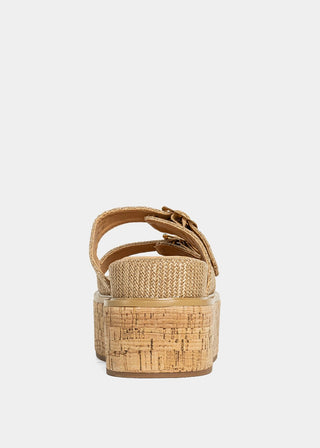 Lucinda Platform Shoe • Natural Woven