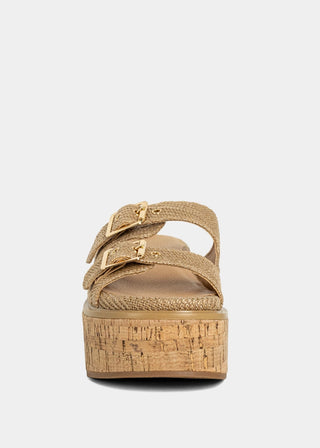 Lucinda Platform Shoe • Natural Woven