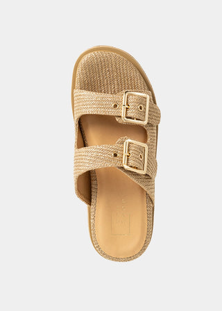 Lucinda Platform Shoe • Natural Woven
