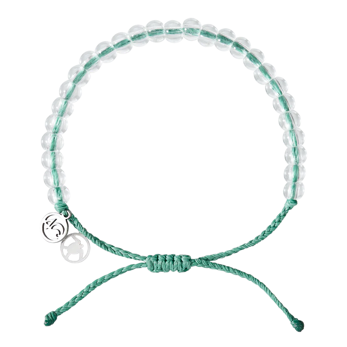 Loggerhead Sea Turtle Beaded Bracelet • Seafoam Green