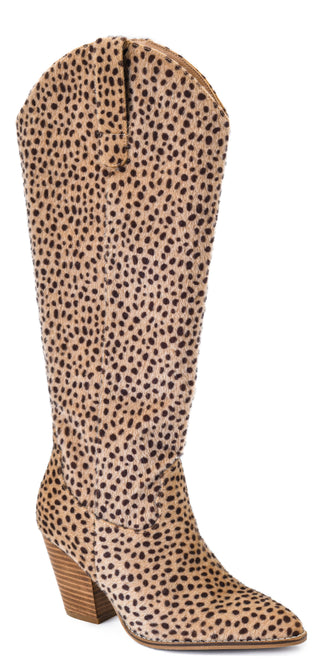 Long Live Cowgirls Tall Boots • Mini Leopard