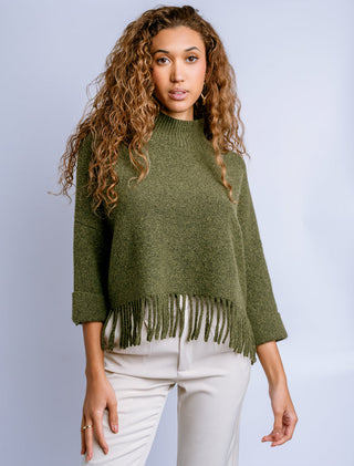 Sachi Aja Sweater • Olive Green