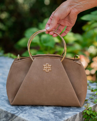 Brooks Bag with Rings • Latte S