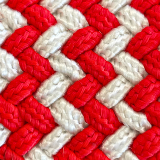The Charleston Two Toned Woven Stretch Belt