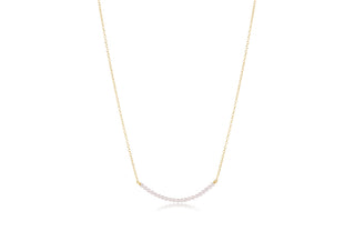 16" Necklace Gold • Beaded Bliss Small Pearl