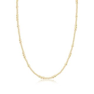 17" Choker Beaded • Hope Unwritten Gold 3mm