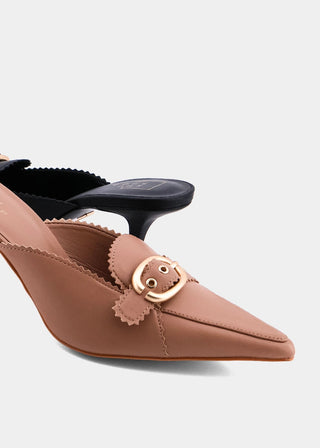 Natasha Slip-On Heel • Nude