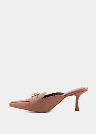 Natasha Slip-On Heel • Nude
