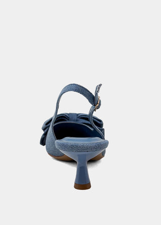 Nora Slingback Heel • Denim