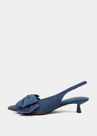Nora Slingback Heel • Denim