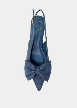 Nora Slingback Heel • Denim