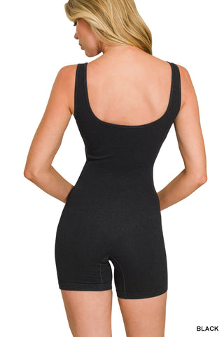 Beverly Seamless Body Suit • Black