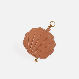 Seashell Clip Pouch • Warm Cashew