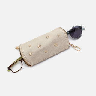Spark Double Eyeglass Case • Sand Shimmer