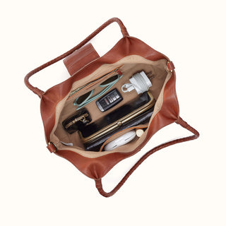 Foundry Small Tote • Kindling Brown