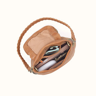Fern Zip-Flap Crossbody • Whiskey