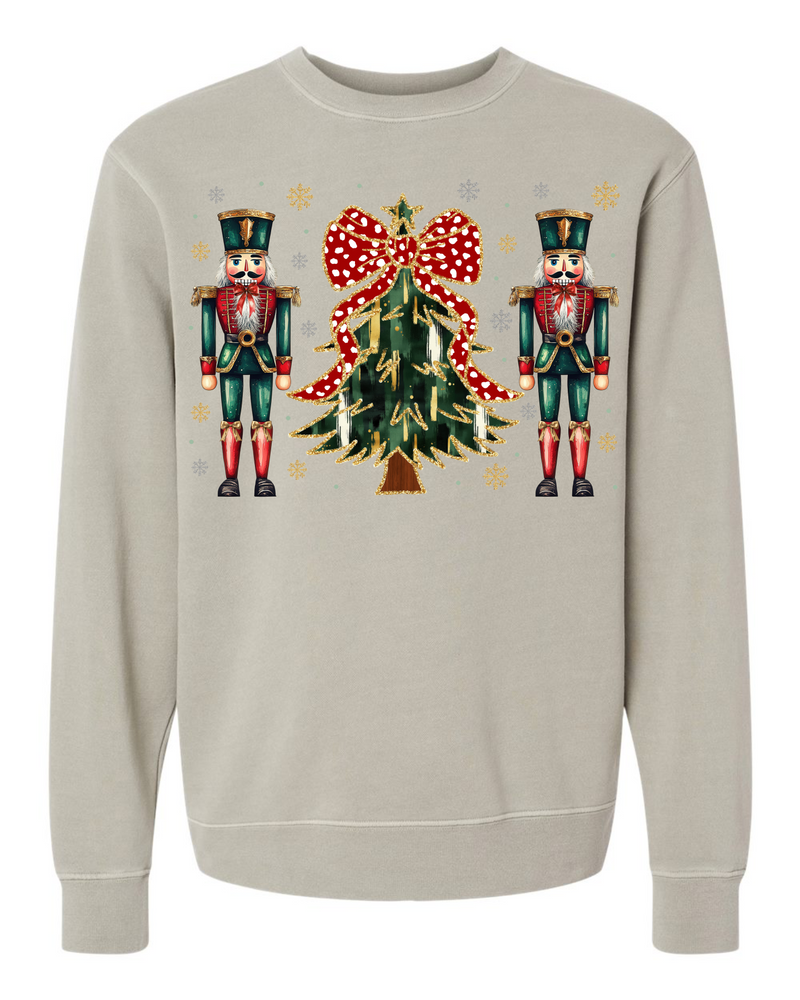 Watercolor Nutcracker Sweatshirt • Cement