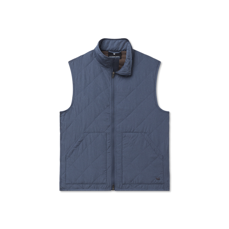 Bryson Ripstop Quilted Vest • Navy