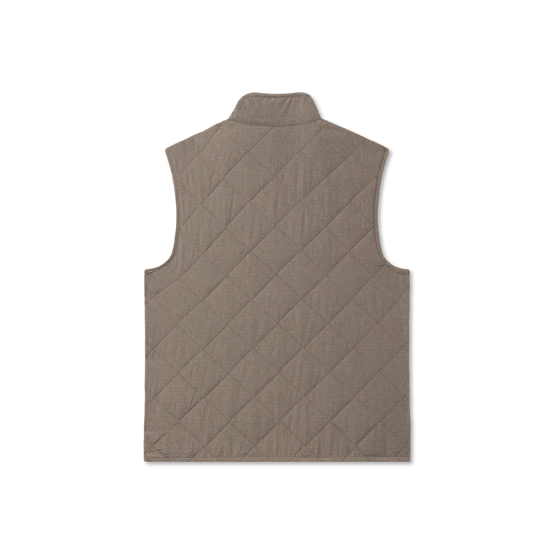 Bryson Ripstop Quilted Vest • Stone Brown