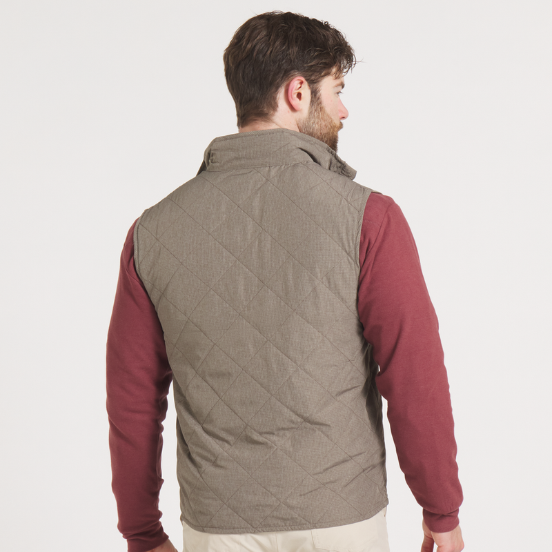 Bryson Ripstop Quilted Vest • Stone Brown