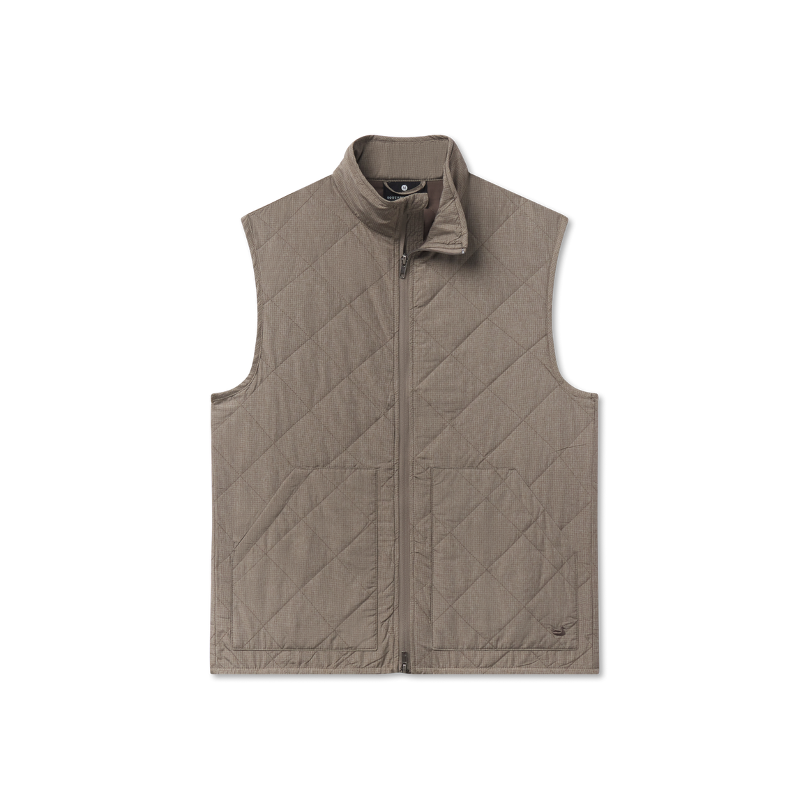 Bryson Ripstop Quilted Vest • Stone Brown