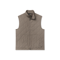 Bryson Ripstop Quilted Vest • Stone Brown