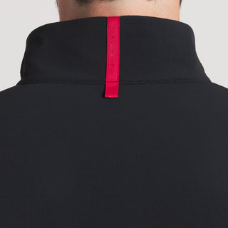 Canton Performance Quarterzip • Black with Red